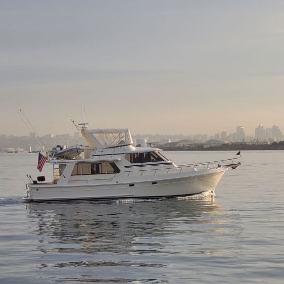 Our yacht, Prairie Girl on San Diego Bay